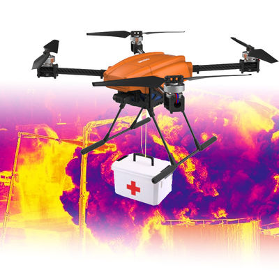 Drone UAV industriel avec vision thermique et nocturne 2.7K 30FPS double caméra Drone hélicoptère