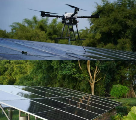 Bon prix ZAi-MX15 Drone de nettoyage à haute tension de panneau solaire pour solutions de nettoyage de fenêtres de murs de bâtiments élevés en ligne